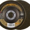 Rhodius 305299 RHODIUS VKSG WS, 2 sztuki filcowa tarcza kompaktowa 115 x 22,23 mm, prosta, 4S-bardzo drobna, TOPline, wy