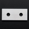 Coupling Plate - 2 Holes - 20x20 Aluminum Extrusion