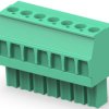 PCB terminal, 7 pole, pitch 3.81 mm, AWG 30-14, 11 A, cage clamp, green, 1986375-7