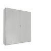 Szafka wolnostojąca, SE, drzwi: 2, Blacha stalowa, Szary, 1600 x 400 x 1800mm, IP55