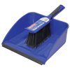 Faithfull FAIBRDUSTLRG Large Plastic Dustpan & Brush Set
