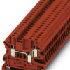 Through terminal block, screw connection, 0.14-6.0 mm², 3 pole, 32 A, 6 kV, red, 3044365