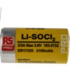 Bateria 2/3 A 3.6V 2/3 A 2.1Ah RS PRO Lit-chlorek tionylu Etykiety
