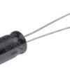Kondensator 10μF 100V dc Radialny, Otwór przelotowy RS PRO roztaw: 2.5mm 6.3 (Dia.) x 11mm