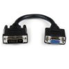 8in DVI to VGA Cable Adapter - M/F