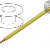 Przewód Silivolt-1V 1x2,5mm2 linka Cu silikon żółty 1,5kV, cena za 1m, 61.7610-24