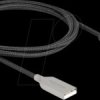 80766 Sync & charge cable, USB-A > C angled, 60 W, 1.0 m