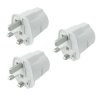 3 x Adapter gniazdka EU-UK z bezpiecznikiem