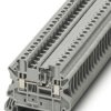 Component terminal block, screw connection, 0.14-6.0 mm², 2 pole, 500 mA, 8 kV, gray, 3046346