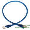 Patchcord FTP miedziany kat.6 (klasa E) linka niebieski dł.0,5m kabel ekranowan