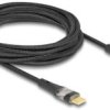 Kabel do szybkiego ładowania DeLOCK USB 2.0 wtyczka USB typu C do wtyczki przezroczysty PD 3.0 100 W 3 m