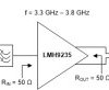 3.3 GHz to 4.2 GHz single-ended to differential amplifier with integrated balun