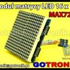 Moduł wyświetlacza matrix 16x16 sterowanego układem MAX7219
