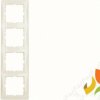 BERKER B.KWADRAT Ramka 4 poczwórna krem połysk 5310148982 HAGER