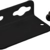 Flange kit, angled, aluminum, (L x W x H) 54 x 16.6 x 30 mm, black, 1455CFBK