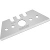 Trapezoid blade, for safety cutter, BW 19 mm, L 50.1 mm, 65232.70, package with 10 pieces