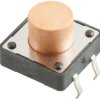 Klosz do przycisku dotykowego SPST 50 mA przy 12 V DC 8.5mm 5mm Przewlekany