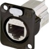 Neutrik NE8FDX-P6-B NE8FDX-P6-B, RJ45, CAT 6a, 1 szt.