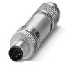 Złącze wielostykowe przemysłowe 4-pinowe M12 Montaż na kablu Wtyczka Phoenix Contact