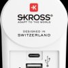 1302423 SKROSS Euro USB Charger - 1x USB-C / 1x USB-A