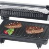 Grill kontaktowy Clatronic MG 3519, 700 W, czarny, stali szlachetnej