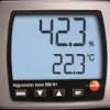 0560 6081 Thermo hygrometer testo 608-H1, 10 - 98 % rF, mould alarm