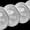 GPCR2032STD381C4 Lithium button cell, 3 V, 220 mAh 20.0 x 3.2 mm, pack of 4