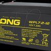 WPL7.2-12-M/F2 Lead-fleece battery, 12 V, 7 Ah, longlife