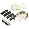 MH Connectors Mhdtpk25Hd44Ms-K D-Sub Pin Strip Set 25 Pins Solder Bucket 180°