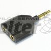 Wtyk Jack 3,5mm - 2x gniazdo Jack 3,5mm HQ PROLINK