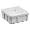 Puszka Naścienna 90X37x90mm Ip55 Z Dławnicami Z Wkrętem Szara Nsw90x90 35418702