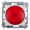 Simon 54 Sygnalizator Świetlny Led Czerwone Światło Kremowy Dss2.01/41