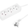 Przedłużacz sieciowy 3 gniazdowy z uziemieniem 3500W 5m