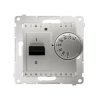 Simon 54 Regulator temperatury 5-40C IP20 srebrny mat DRT10W.02/43
