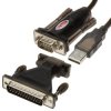 KONWERTER Y-105A USB-A / RS232 - DB9 + ADAPTER DB9/DB25 UNITEK