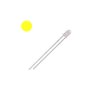 DIODA LED 3mm ŻÓŁTA 160mcd MAT-MILK 60st. ART