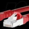 1308453066-E Patch cord RJ45 Cat.6A AWG26 S/FTP LSHF 3.0 m red