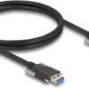 DeLOCK 80998 Kabel USB USB 3.2 Gen 1 (3.1 Gen 1) 1 m USB A Czarny