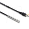 91387 Temperature sensor cable, DS18B20, 3.5 mm 3-pin jack plug, 1 m