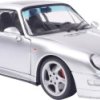 Solido Model samochodu Porsche 911 (993) srebro polarne gotowy model Model samochodu
