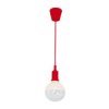 Lampa Wisząca Bubble Red 5W E14 Led Czerwona Ml462 Milagro