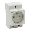 Gniazdo z uziemieniem na szynę DIN 16A 250V TH35