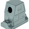Grommet housing, size 10B, die-cast aluminum, M25, angled, screw locking, IP69/IPX9K/IP68/IP66, 19396100546