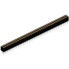 Socket header, 72 pole, pitch 2 mm, straight, black, BLY 2 72