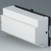 PPO/PC DIN rail enclosure, (L x W x H) 59 x 157 x 86 mm, light gray/black, B6515113