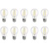 Sygonix SY-5275992 LED bulb 7.3W E27 warm white pear shape 10 pack