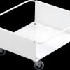 1801668010 Trolley for 90-l waste container, white