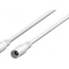 Kabel przedłużający DC, 3 m, biały z wtyczkami DC 5,5 x 2,1 mm