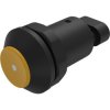 Outdoor switch, 1 pole, yellow, illuminated (red), 3 A/240 V, 30 mm, IP67, 09-RS.1203.4022.M000