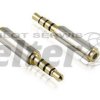 Wtyk Jack 3,5mm 4pin - gniazdo Jack 2,5mm 4pin